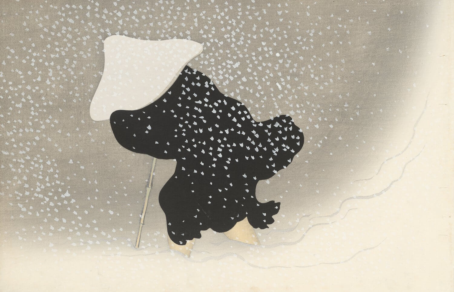 Kamisaka Sekka - Swirling Snow